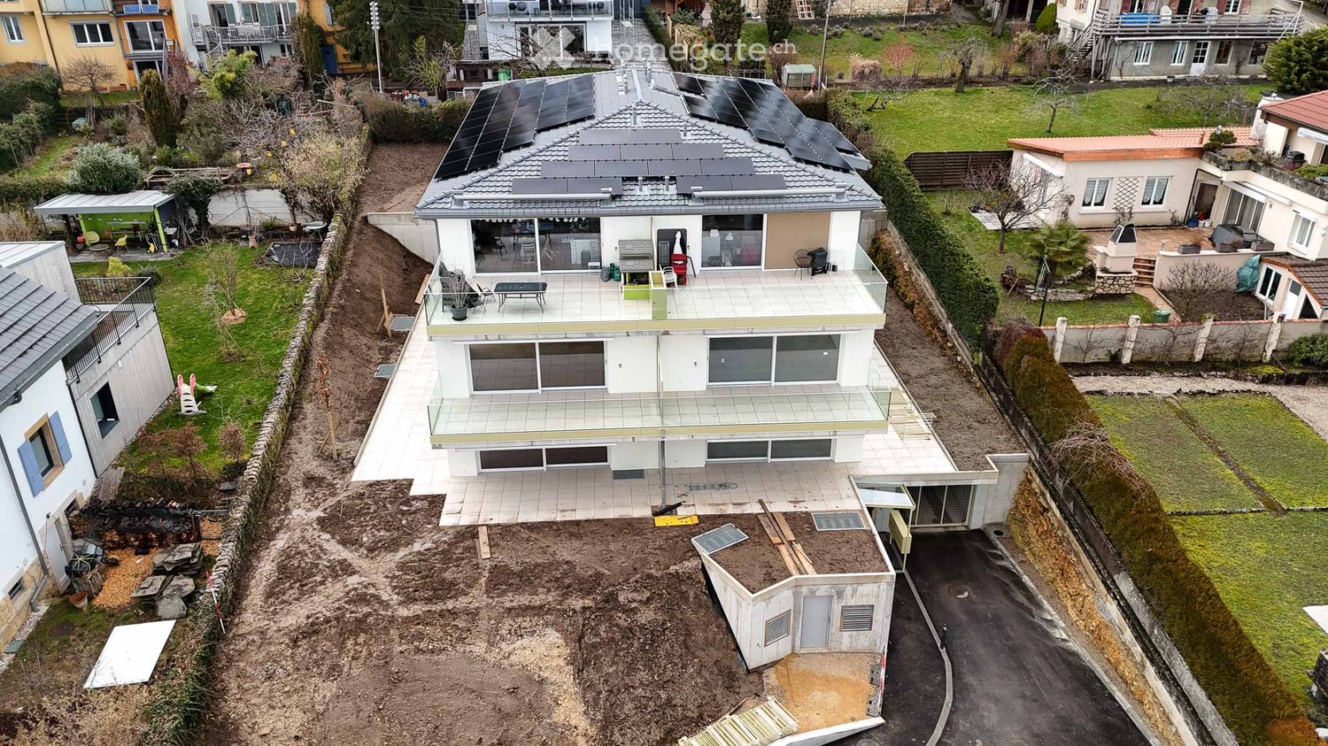 2.5 pièces neuf avec terrasse de plain-pied et jardin – Corcelles - Bild 3