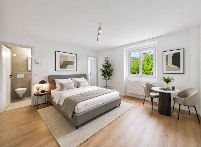 Erstbezug nach Renovation  Moderne 1.5-Zimmer-Wohnung mit Pilatusblick - Bild 1