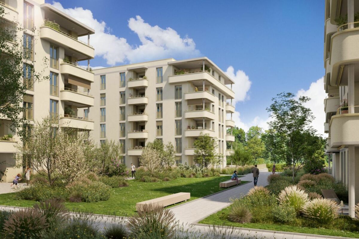 Prairie 4 - Appartement 3.5 pièces au 3ème étage - Cour intérieure