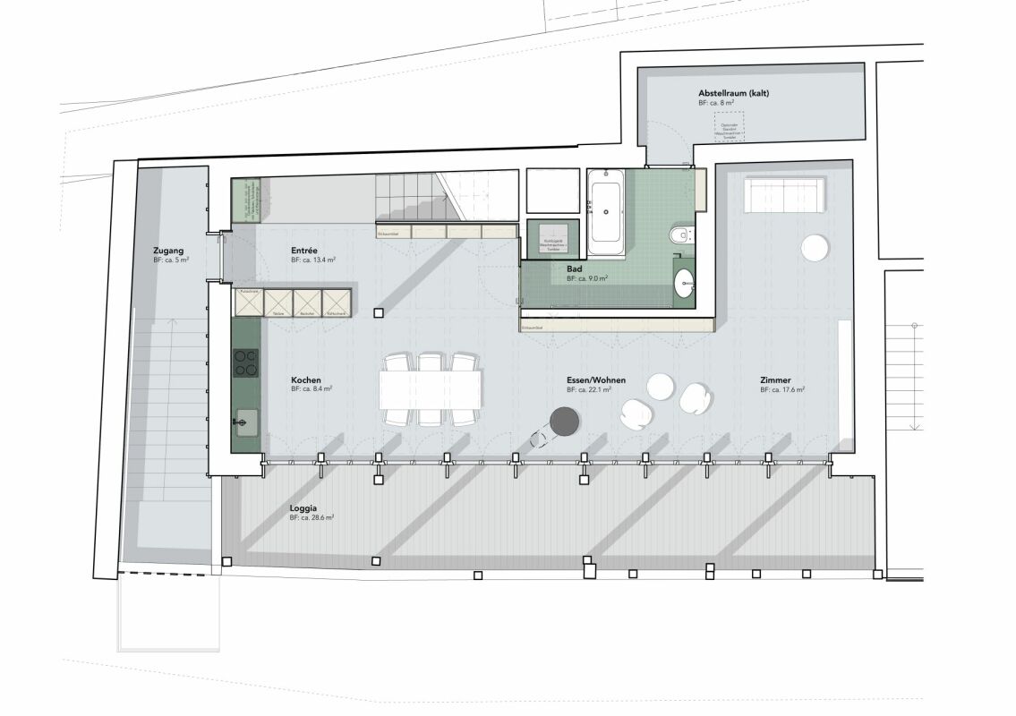 Erstbezug 3.5 bis 4-Zimmerwohnung Maisonette - Bild 3