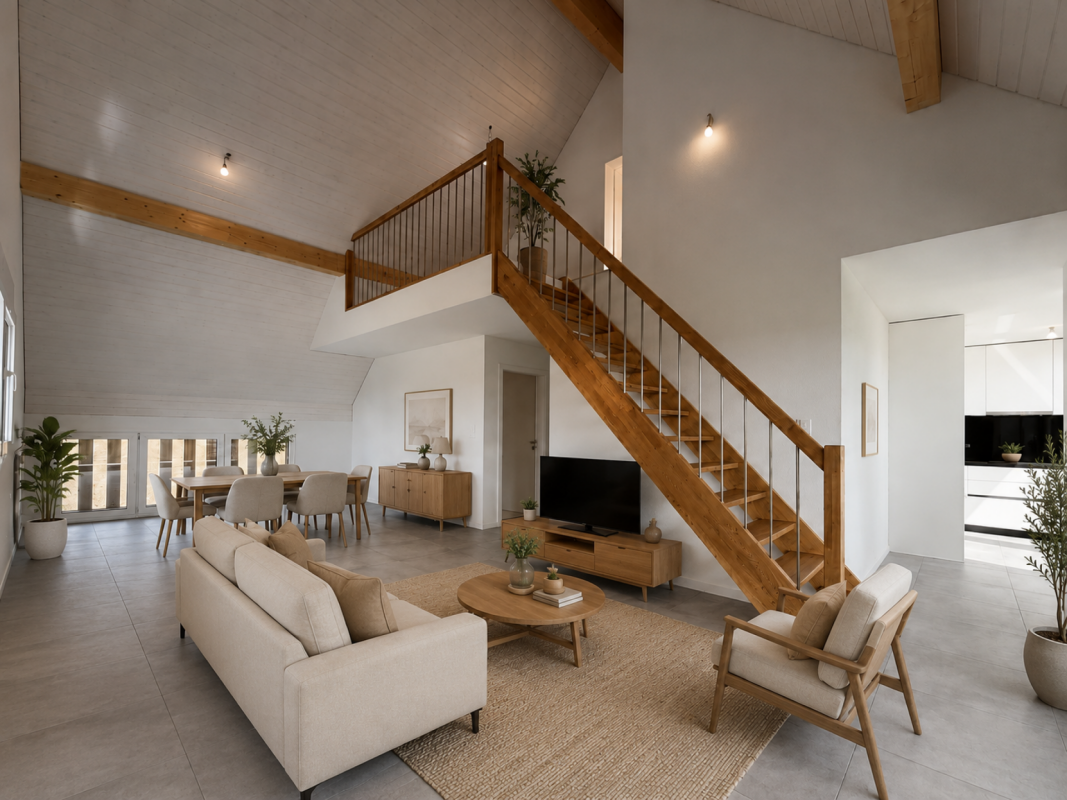 4,5-Zimmer-Duplexwohnung in Siselen - Bild 1