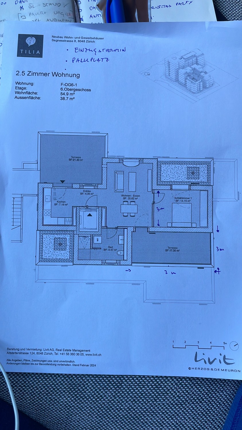 Untermiete für 3 Monate - Wunderschöne Wohnung im 6. Stock mit 2 grossen Dachterrassen - Bild 11