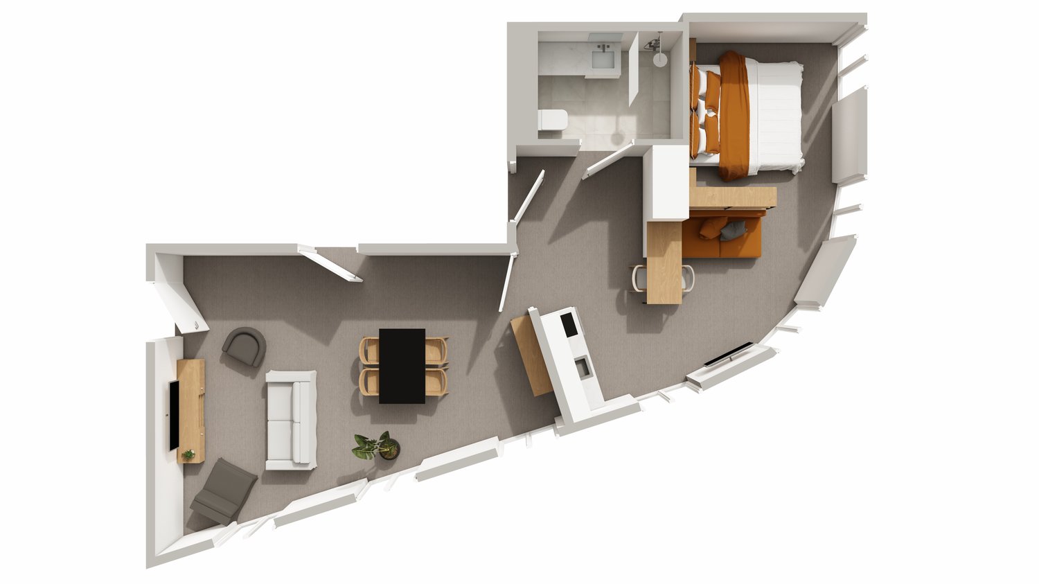 Suite+ Design Apartment (2-Zimmer) - Bild 1