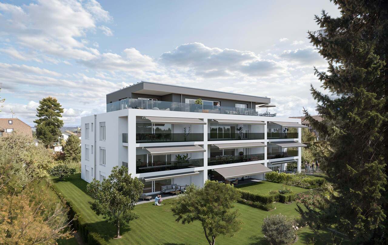 Givisiez - Appartement neuf de 4.5 pièces avec balcon de 22.4 m² - Immeuble