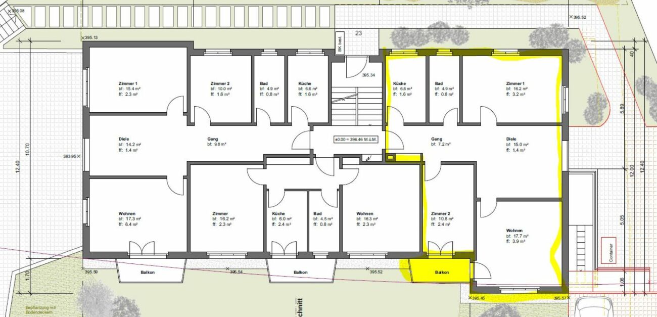3.5 Zimmer, Moderne Wohnung im Erstbezug nach Totalrenovation - Bild 5
