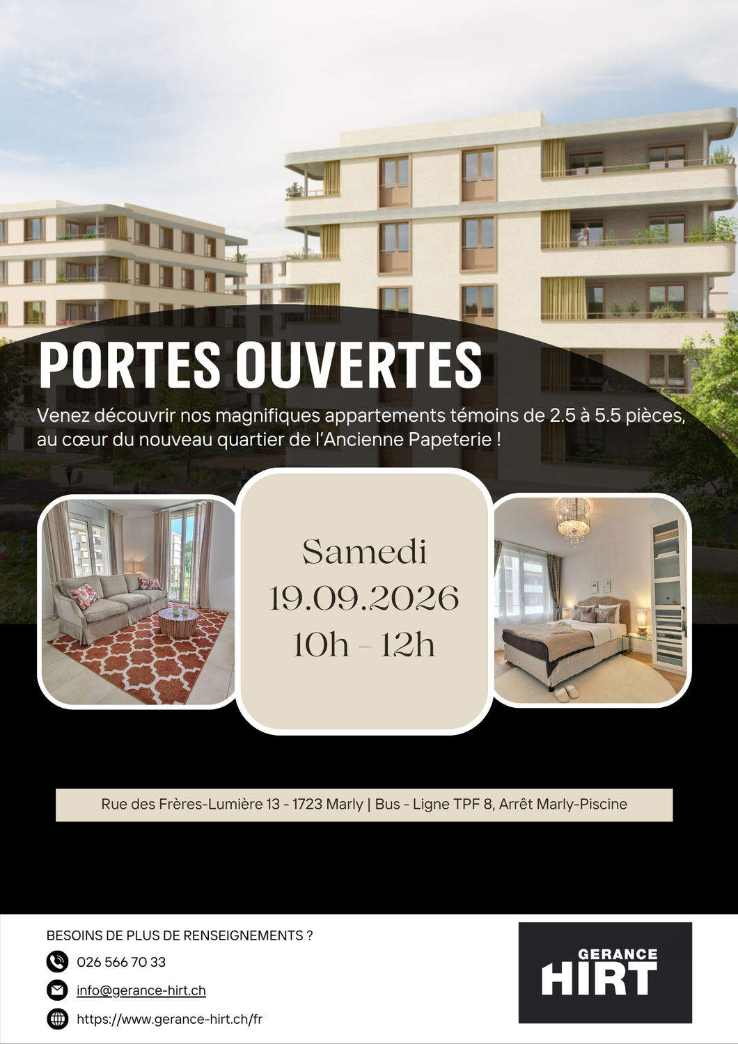 Appartement neuf de 3.5 pièces à louer à Marly - Bild 6