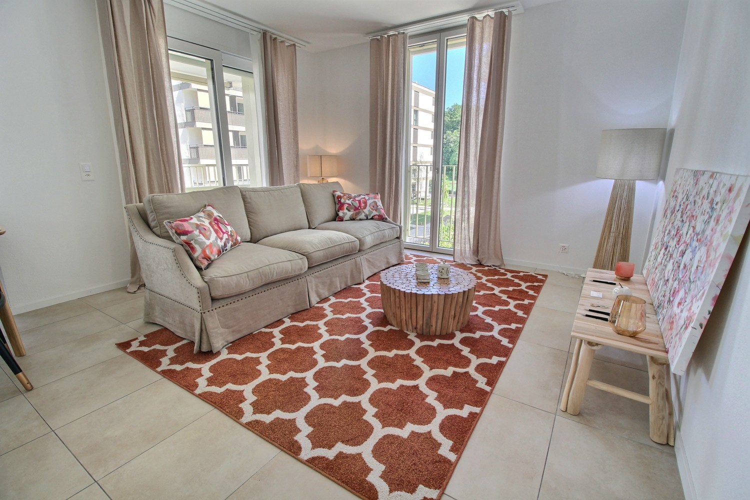 Superbe appartement neuf de 3.5 pièces à louer à Marly - Séjour