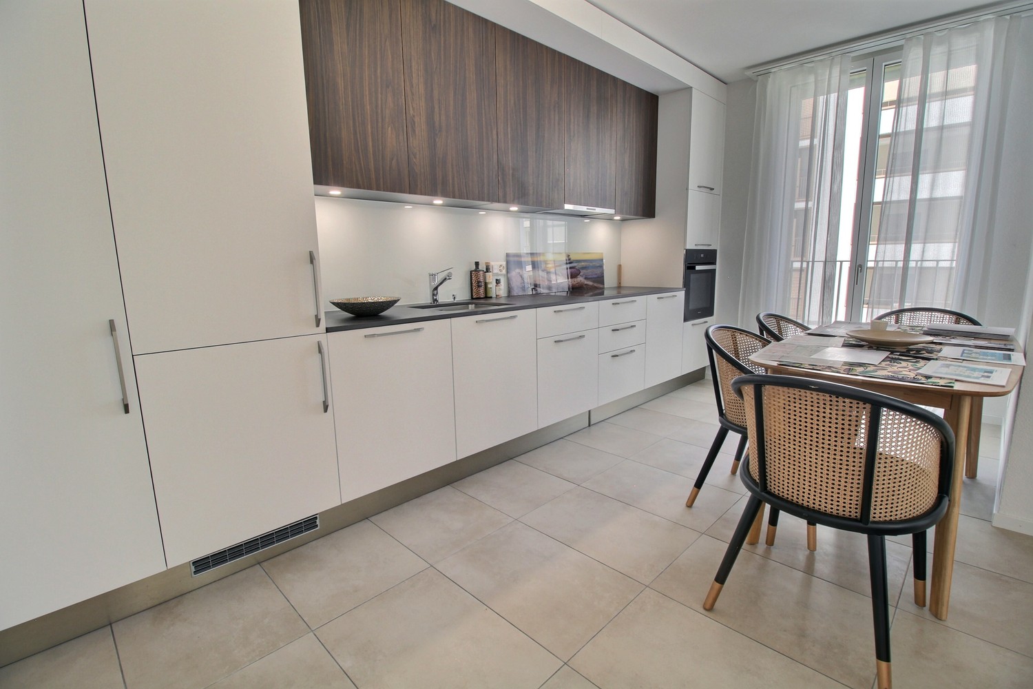 Superbe appartement neuf de 3.5 pièces à louer à Marly - Cuisine