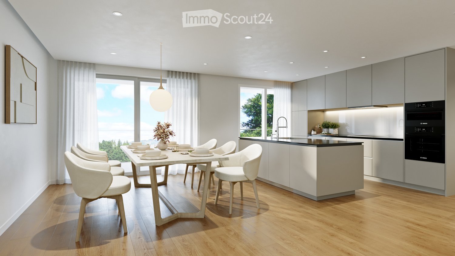 5.5-Zimmer-Neubauwohnung mit Balkon - Seefeld Mosen am Hallwilersee - Bild 2