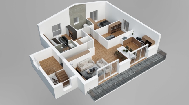4.5 Zimmer Wohnung - Bild 2