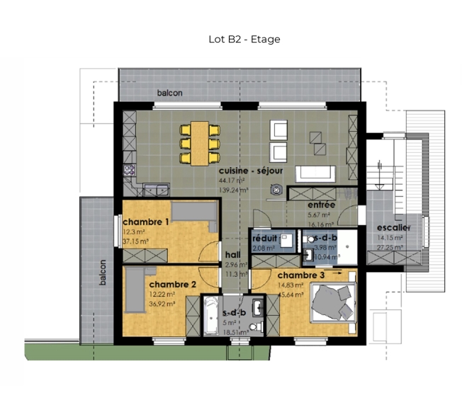 4.5 Zimmer Attikawohnung - Bild 6