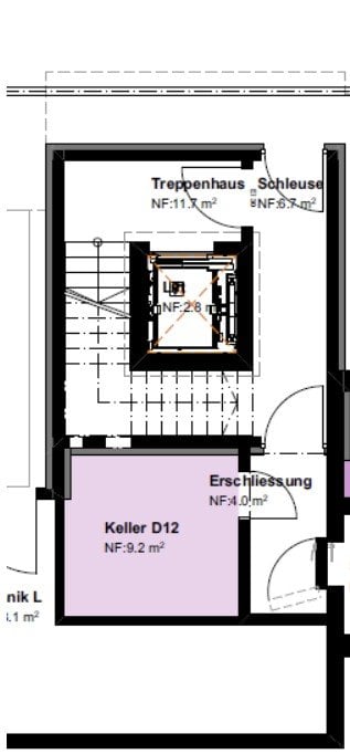 Neuer, abgeschlossener Kellerraum / Lagerraum 9,2 m² in Visp - Bild 1