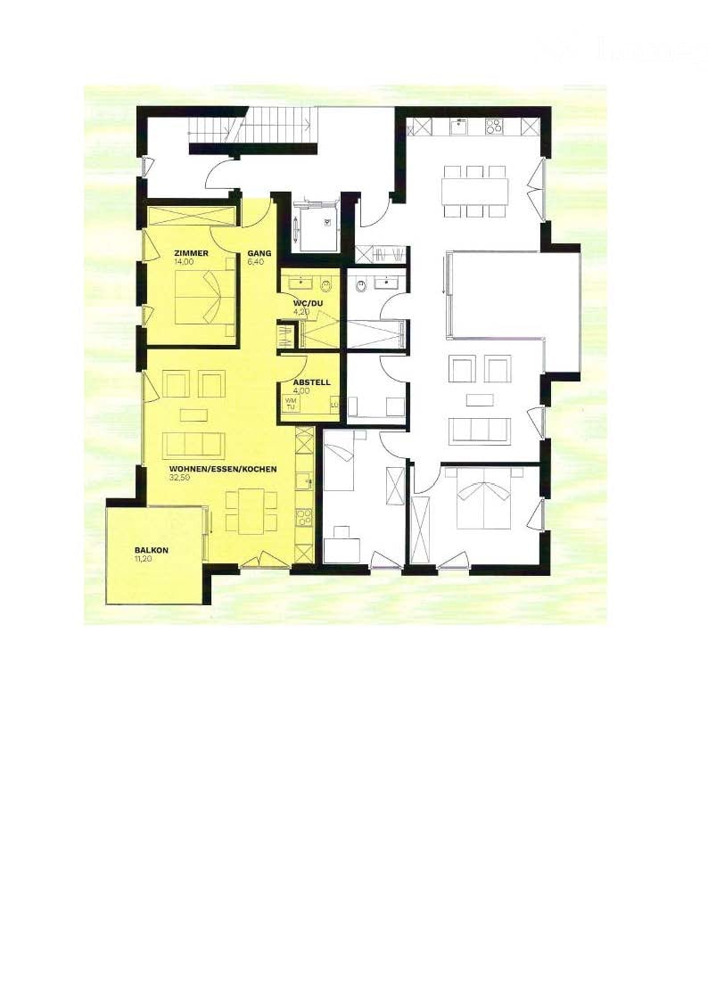 Moderne 2,5-Zimmer-Neubauwohnung mit Parkplatz und Lift - ruhig, hell und naturnah gelegen - Bild 8