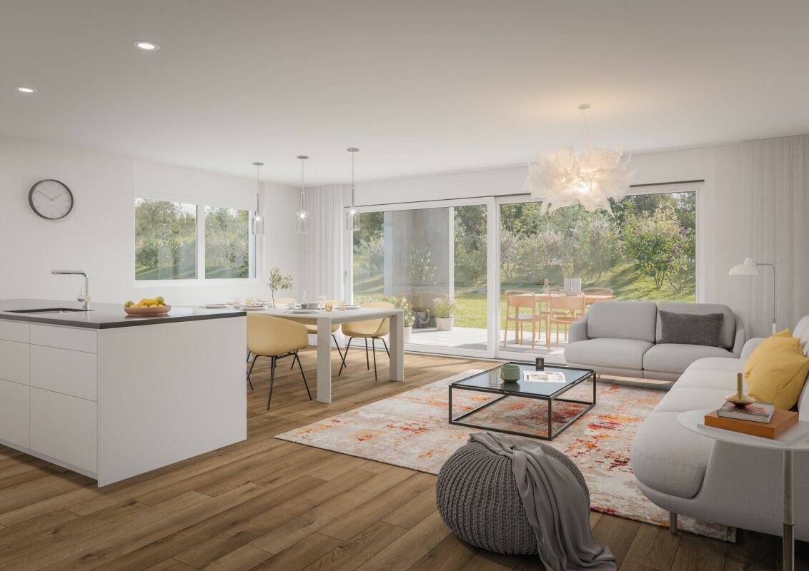 schöne 3 1/2-Zimmer Neubauwohnungen im Grünen - Bild 3