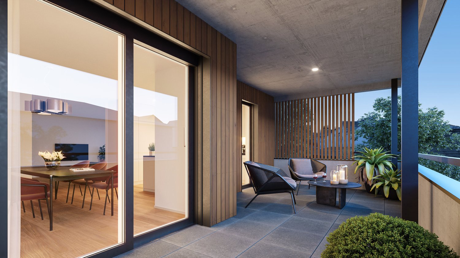 Exklusive 4.5 Zimmer Attikawohnung mit Wintergarten und grosszügiger Terrasse - Bild 6