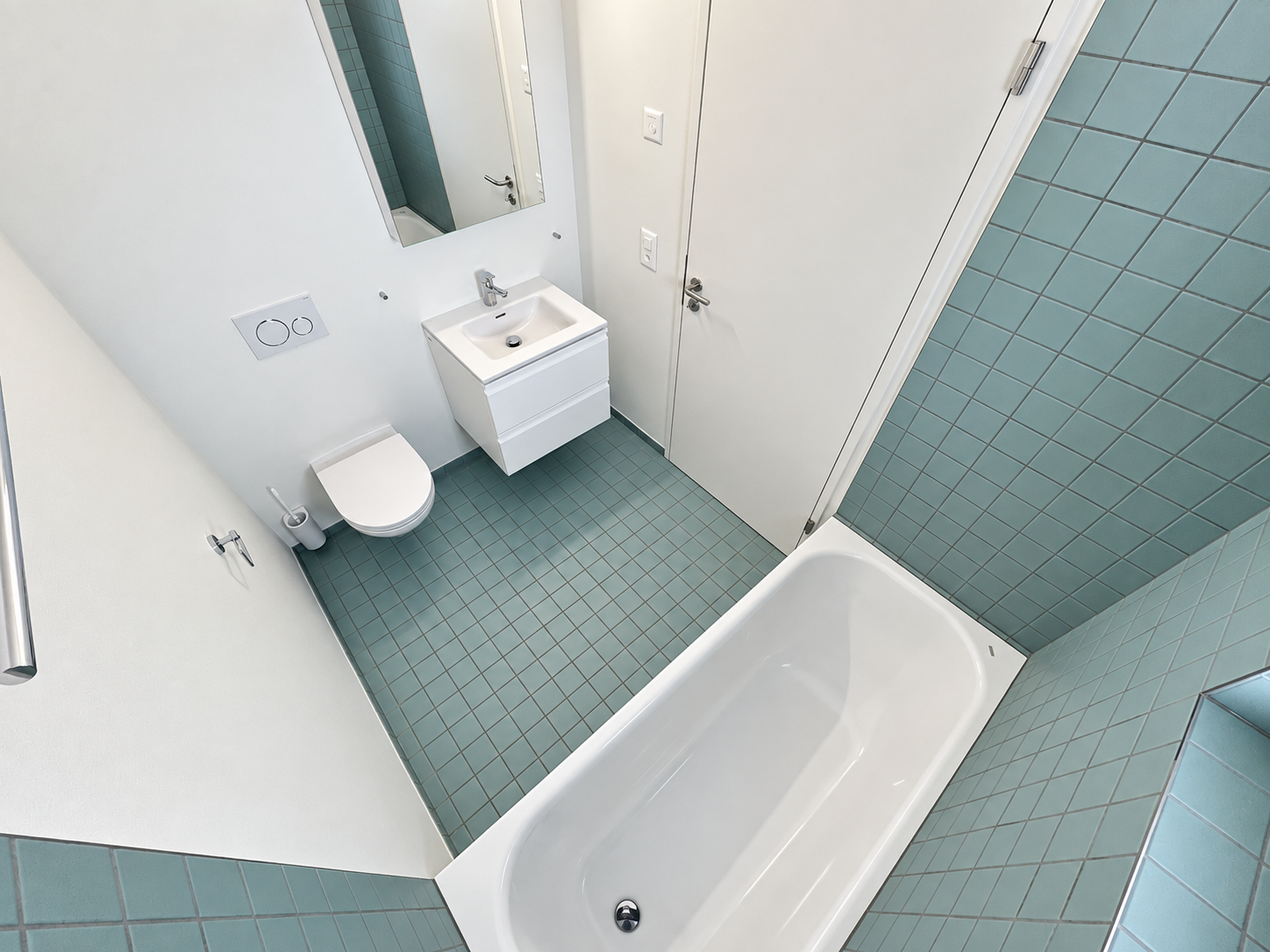 Mietvertrag Plus - Badezimmer (Foto aus baugleicher Wohnung; kleinere Abweichungen sind möglich)