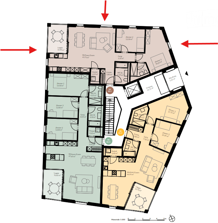 Moderne 3.5-Zimmer-Neubau-Wohnung inkl. Garten in Frick - Bild 11
