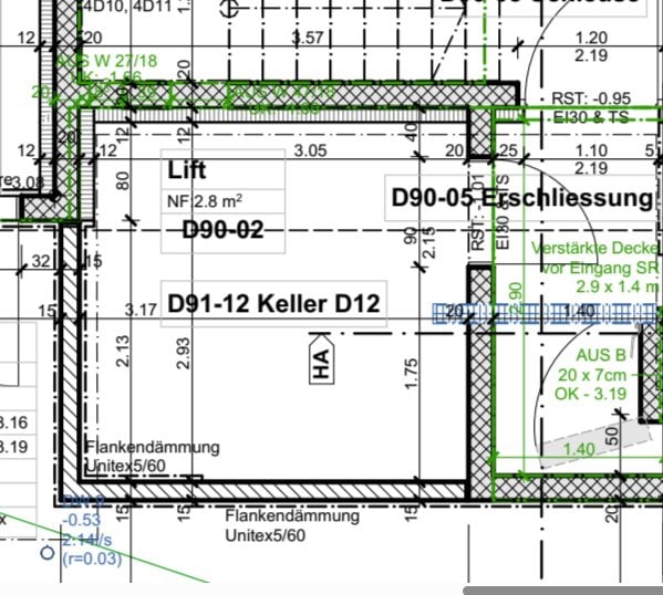 Neuer, abgeschlossener Kellerraum / Lagerraum 9,2 m² in Visp - Bild 2