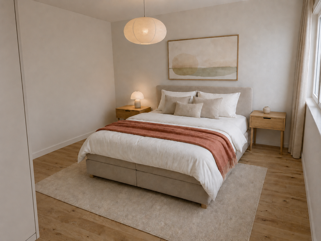 Zentrale Lage und 17.8 m² überdachte Terrasse als erweitertes Wohnzimmer - Schlafzimmer