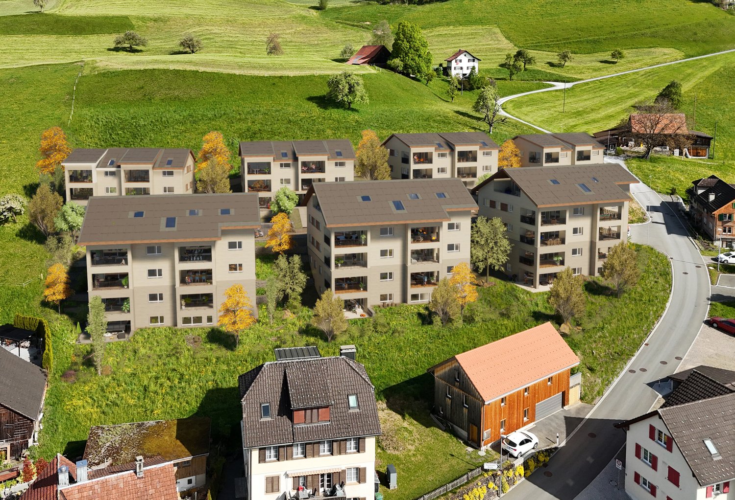 GOLDIG WOHNEN / NEUBAU / SONNE / AUSSICHT / RUHE / NATUR - Bild 9