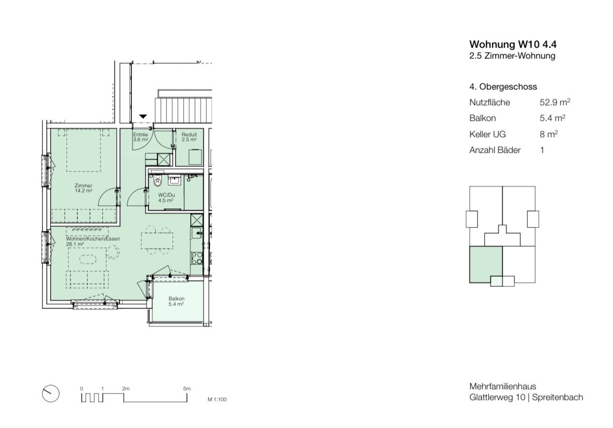 Moderne, neuwertige Wohnung mit optionaler Möbelübernahme und Parkplatz - Bild 12
