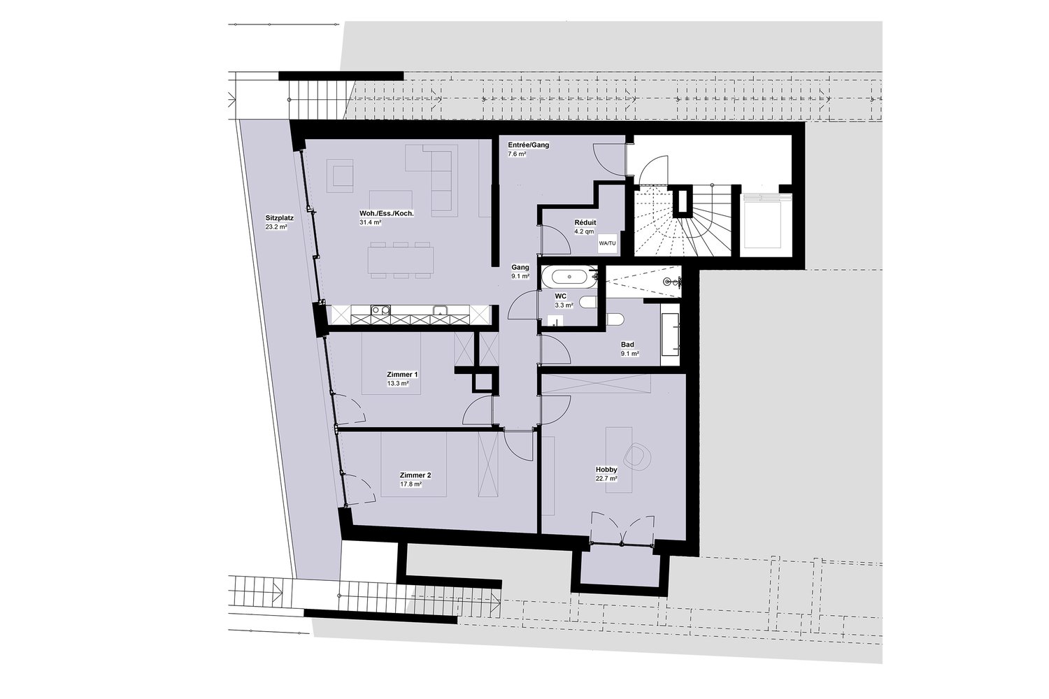 Erstvermietung - Exklusive 4.5 Zimmer-Geschosswohnung mit Hobbyraum - W5 - Bild 5
