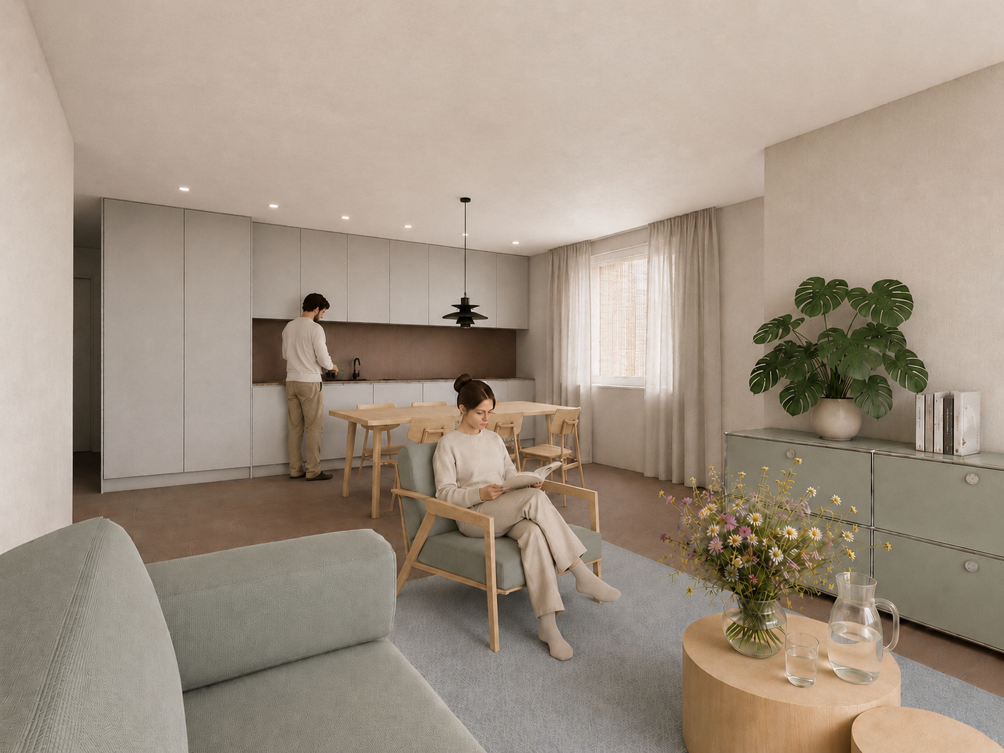 Moderne 3-Zimmer-Neubauwohnung im Erdgeschoss in Horgen – ab Oktober 2026 verfügbar - Bild 2