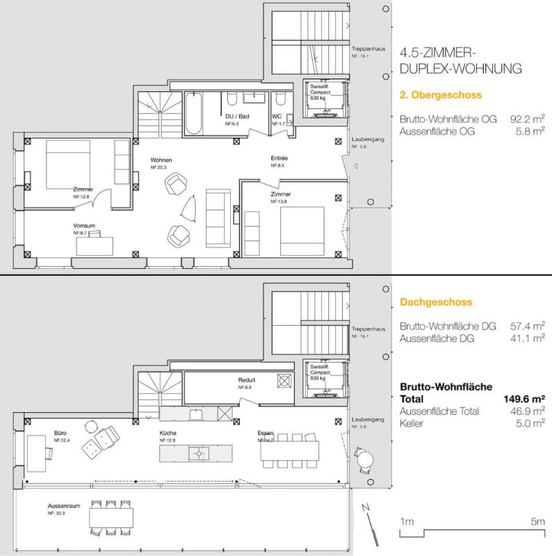 Termen - Neubau/Erstbezug - 4.5 Zimmer-Duplexwohnung zu vermieten - Bild 2