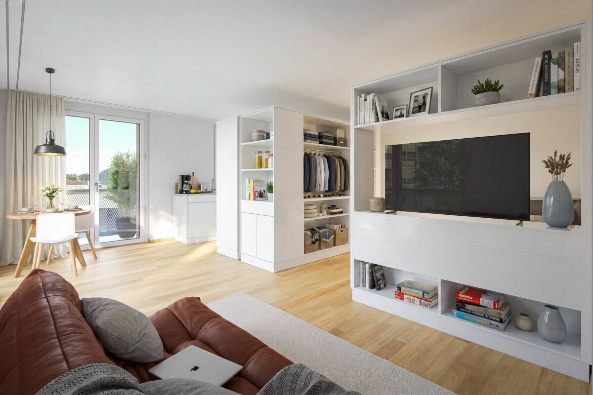 1.5-Zimmer-Neubauwohnung ab 2027 im TIGLIO in Buchs! - Bild 1