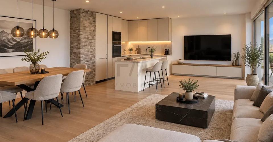 A louer appartement neuf 2,5 pièces à Aproz (Sion) - Appartement 2.5 pièces - image - 1