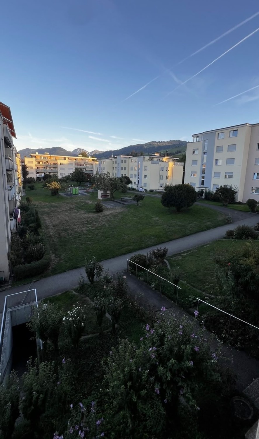Frisch renovierte 3.5 Zimmer-Wohnung in Altendorf (SZ) - Überbauung/Park