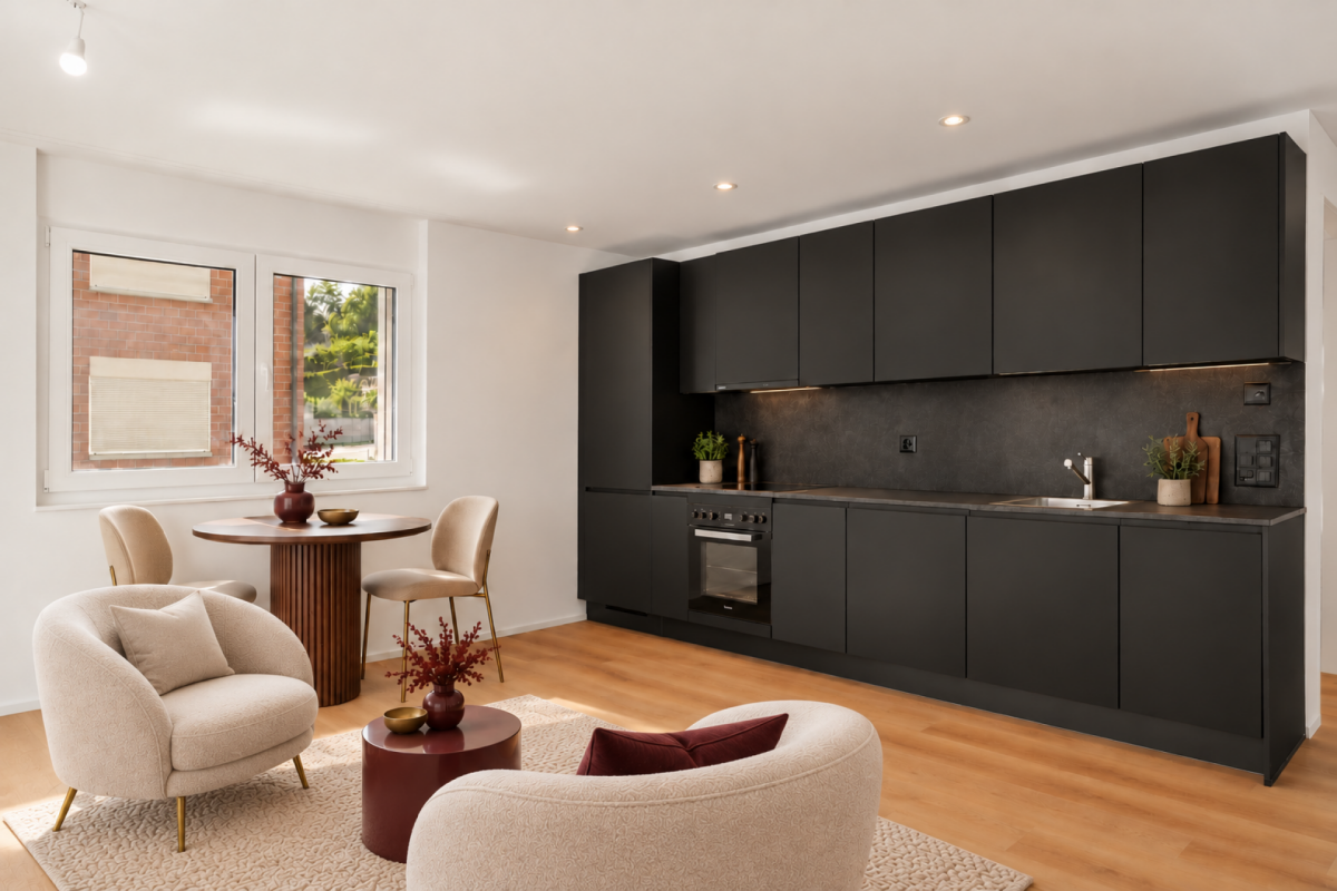 Neue 3.5-Zimmer-Wohnung mit Balkon, Reduit und hochwertiger Küche - Bild 3