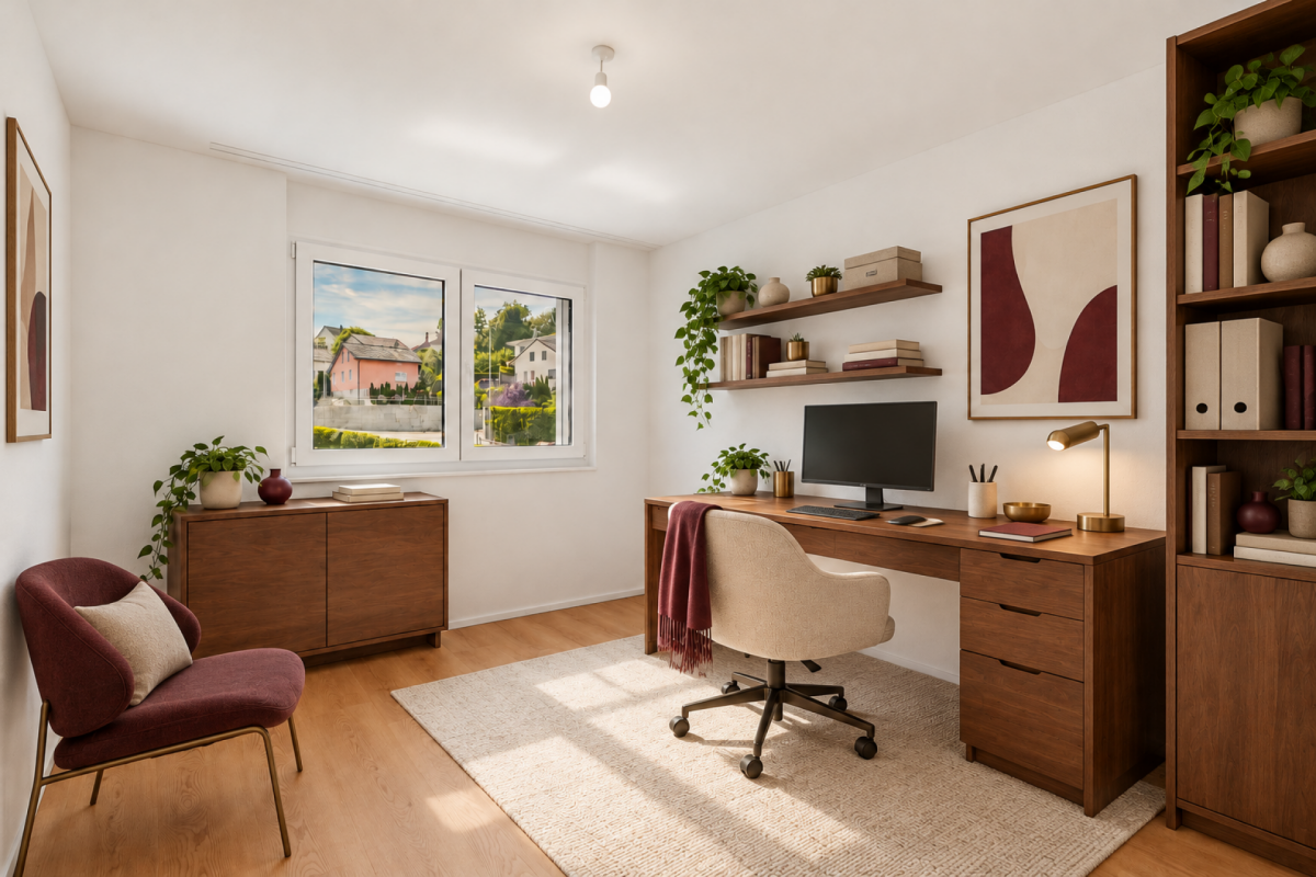 Neue 3.5-Zimmer-Wohnung mit Balkon, Reduit und hochwertiger Küche - Bild 6