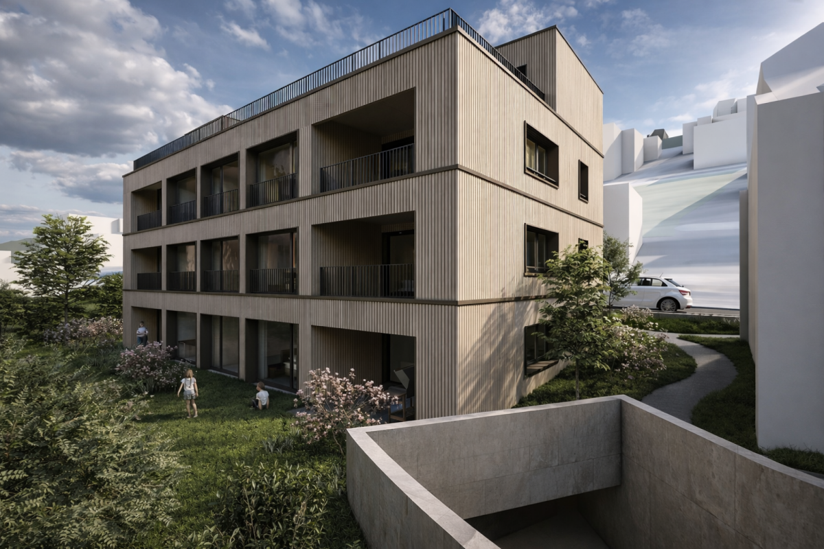 Neue, traumhafte Mietwohnungen in Erlinsbach! - Südfassade