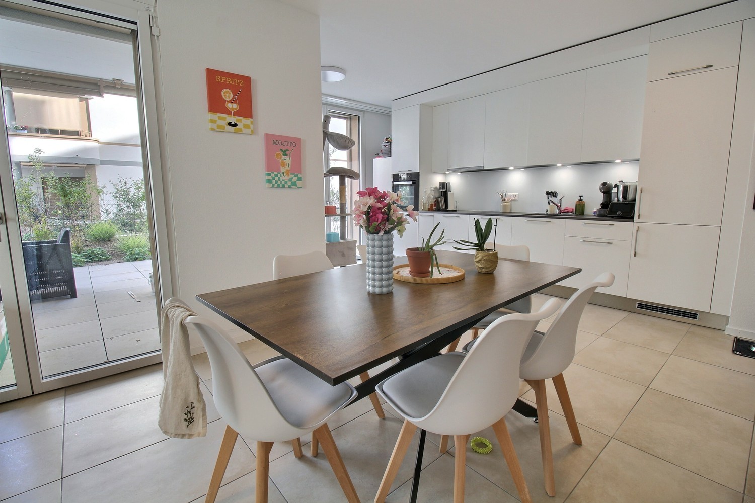 Appartement de 2.5 pièces avec terrasse à Marly - Cuisine