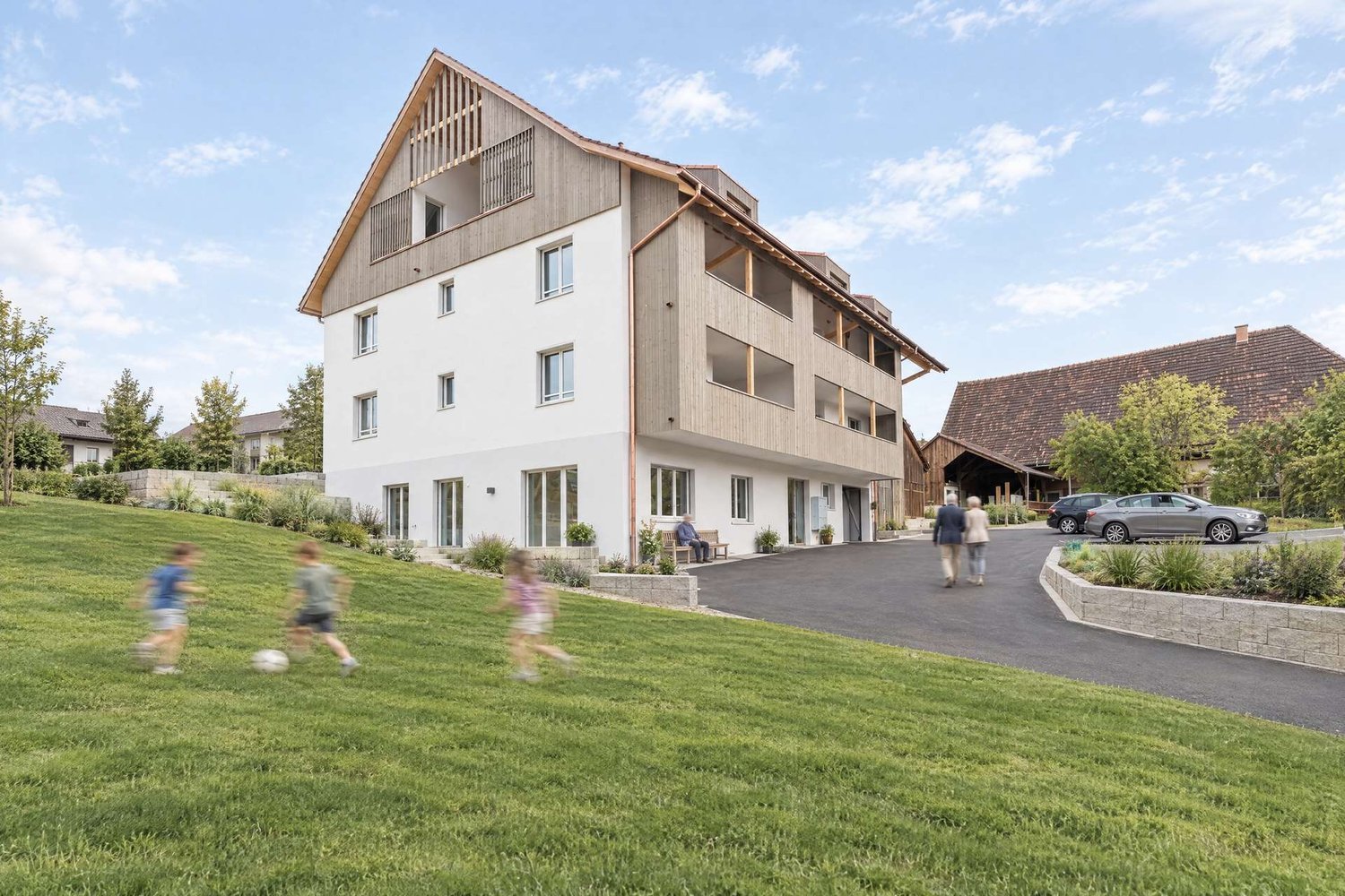 Neubau Mietwohnungen in Wilchingen - Im Gärtli - Im_Gaertli_Wilchingen_final-print-66_Visualisierung_Tag