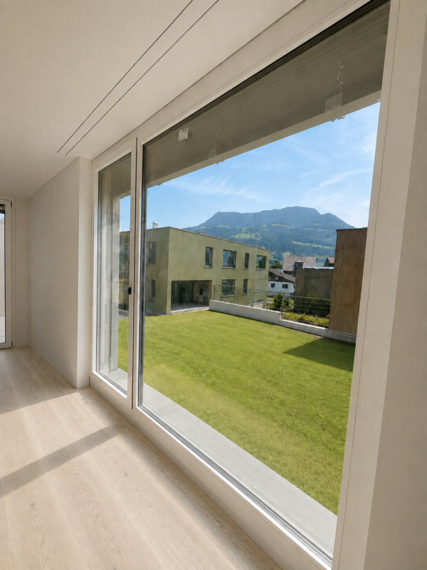 3.5-Zimmer-Gartenwohnung mit 118 m² Wohnkomfort - Erstbezug in Merlischachen - Grosse Fensterfronten