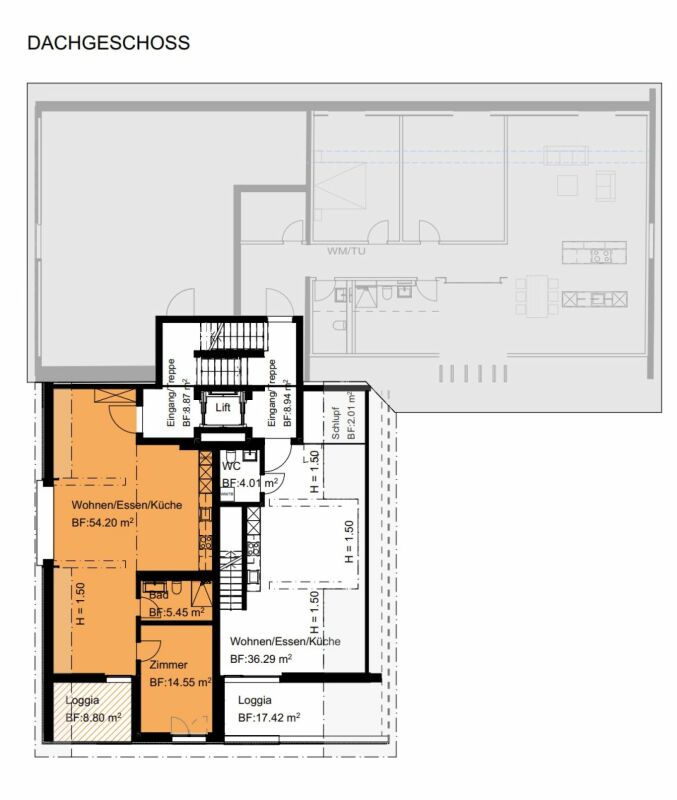 2.5-Zimmer-Wohnung im DG Nr. 401 - Bild 2