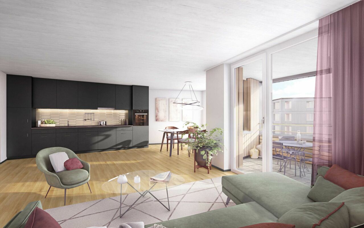 Urban & naturnah - Neubauwohnung im Feuerfalter Köniz - Bild 2