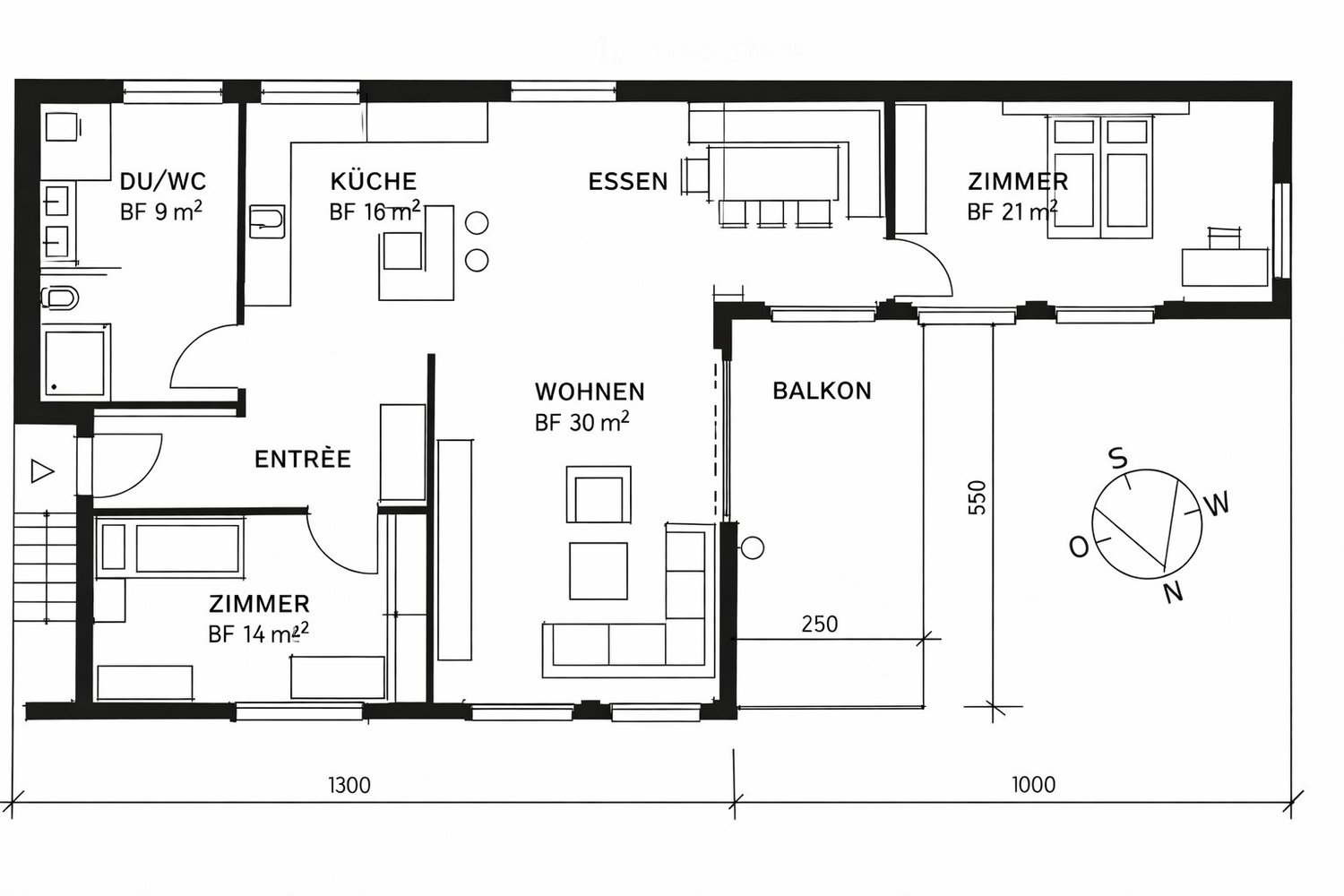 3.5-Zimmer Neubau Dachwohnung Balkon Ermensee | Hitzkirch - Bild 5