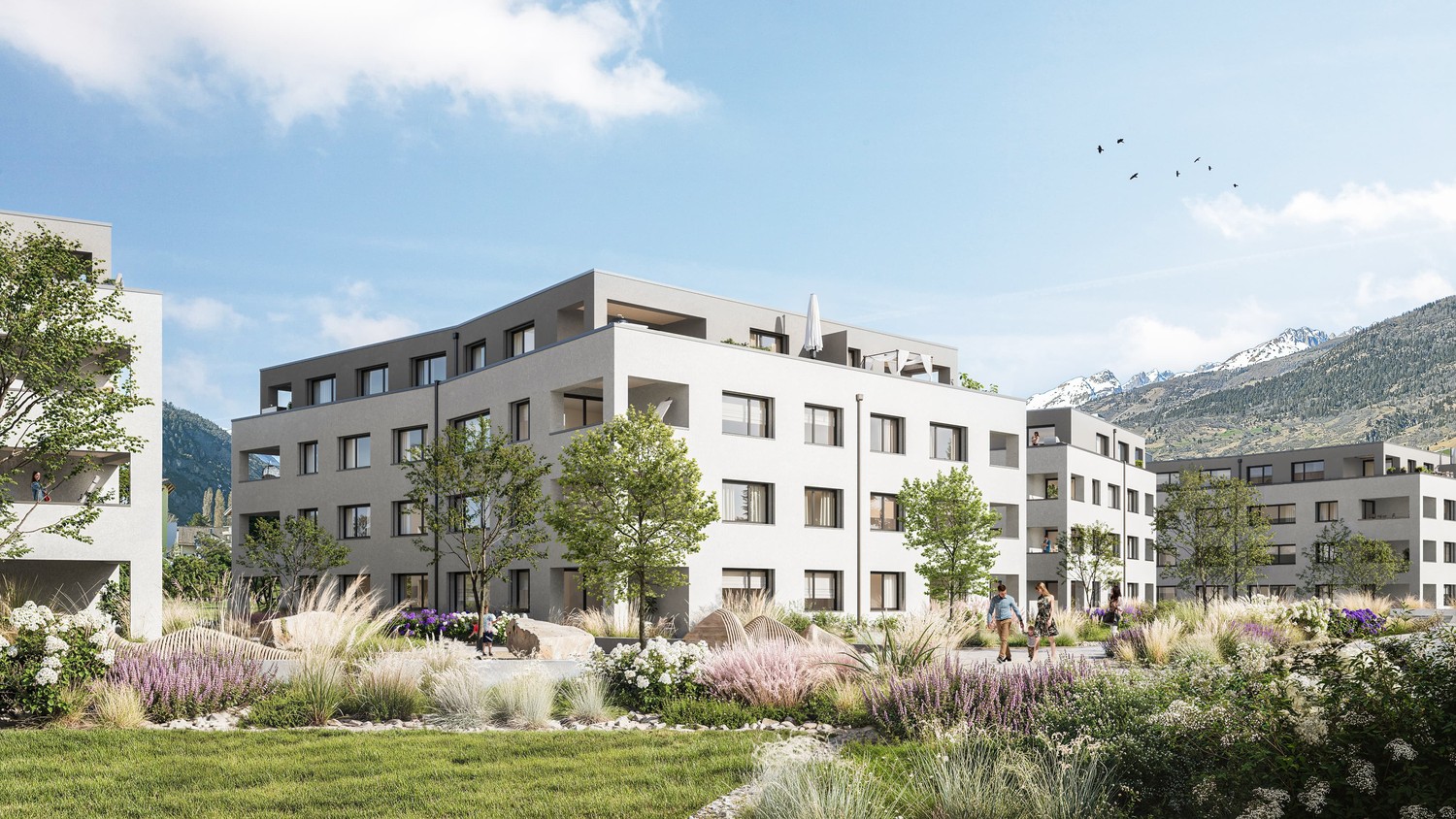 3 ½ Zimmer-Neubauwohnung in Visp mieten - Bild 1