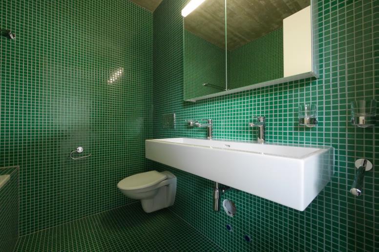 modern appartement Eaux-Vives - bath