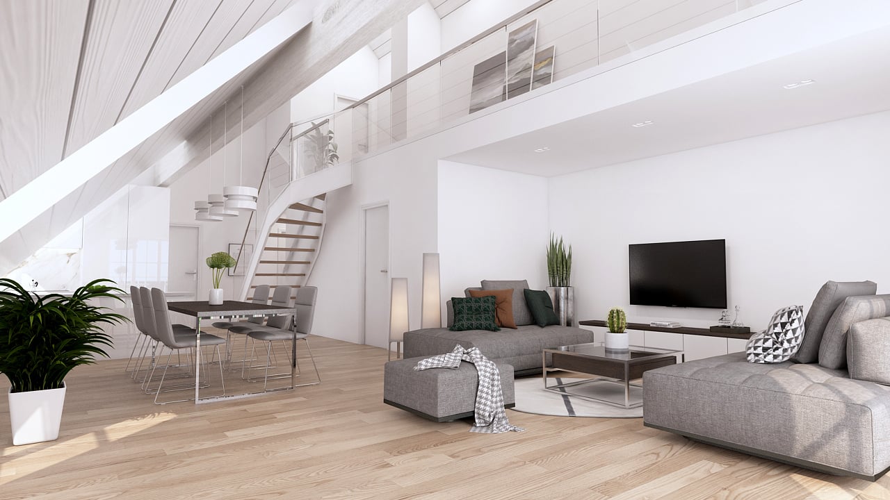 5.5 Zimmer Maisonettewohnung 155.5 m2, Balkon 10 m2, Richtung Süden - Bild 1