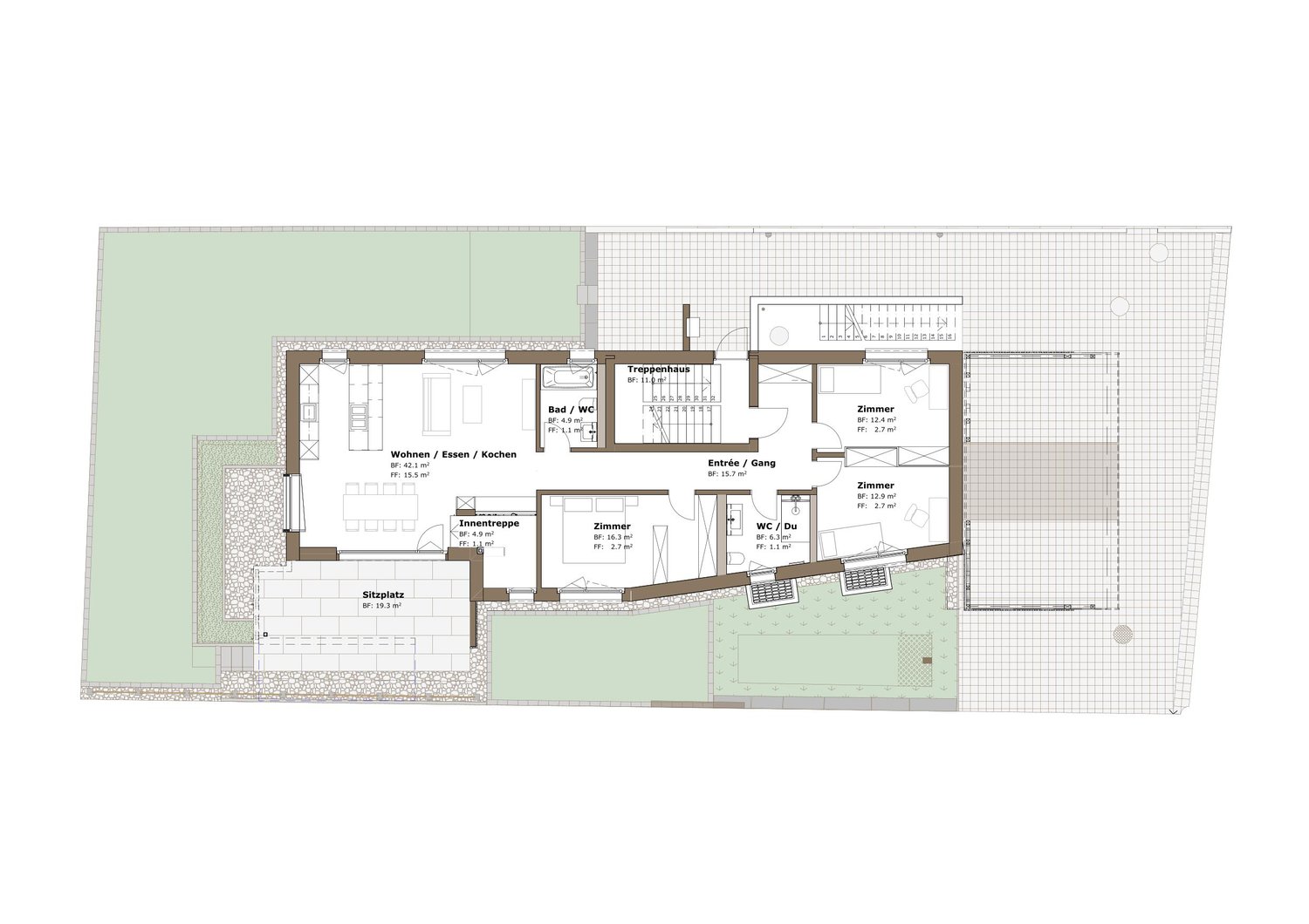 Erstvermietung - 4.5-Zimmer Wohnung im 1. OG - Bild 3