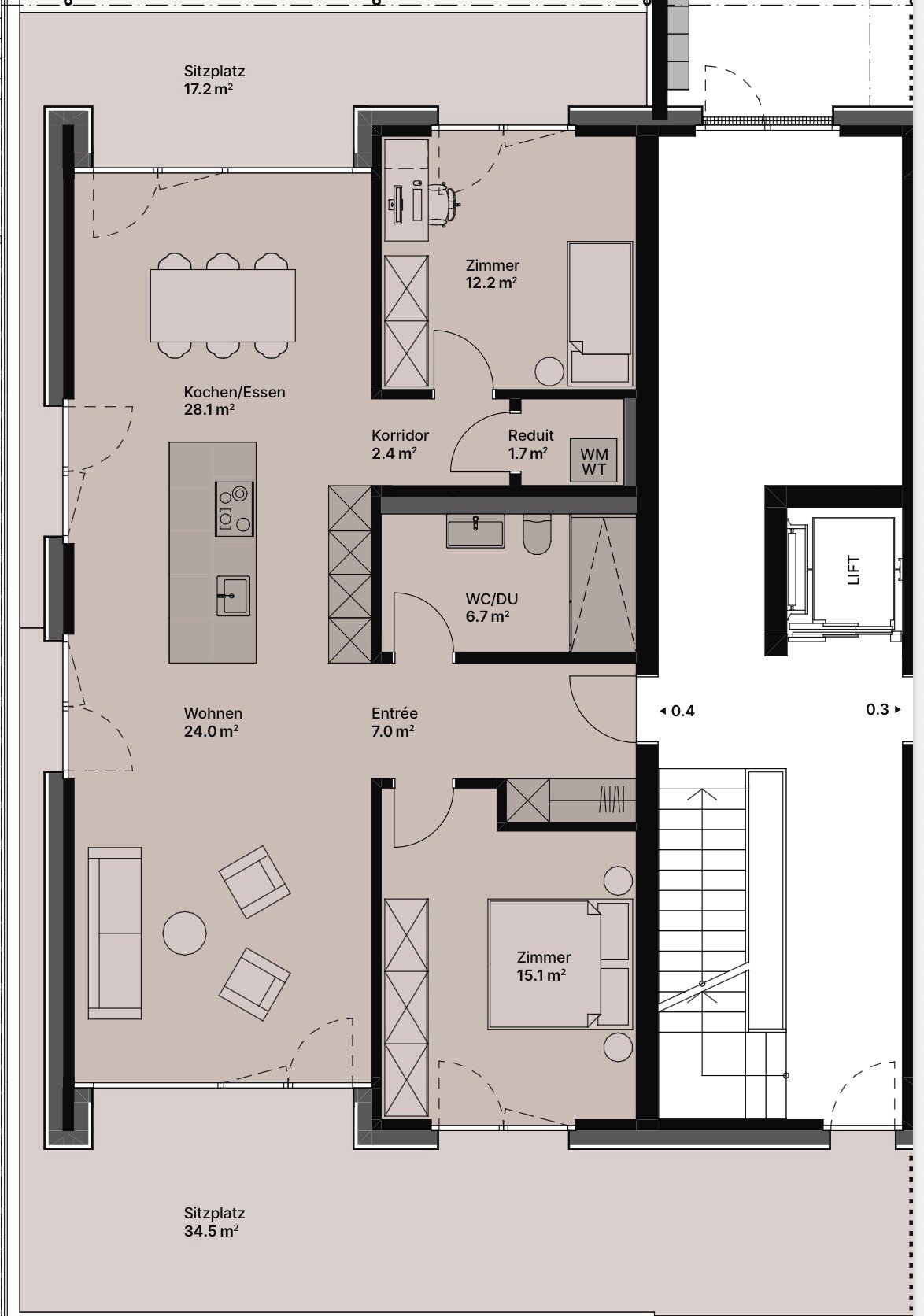 À Louer : Magnifique appartements de 3,5 pièces avec terrasse à Ipsach - Bild 8