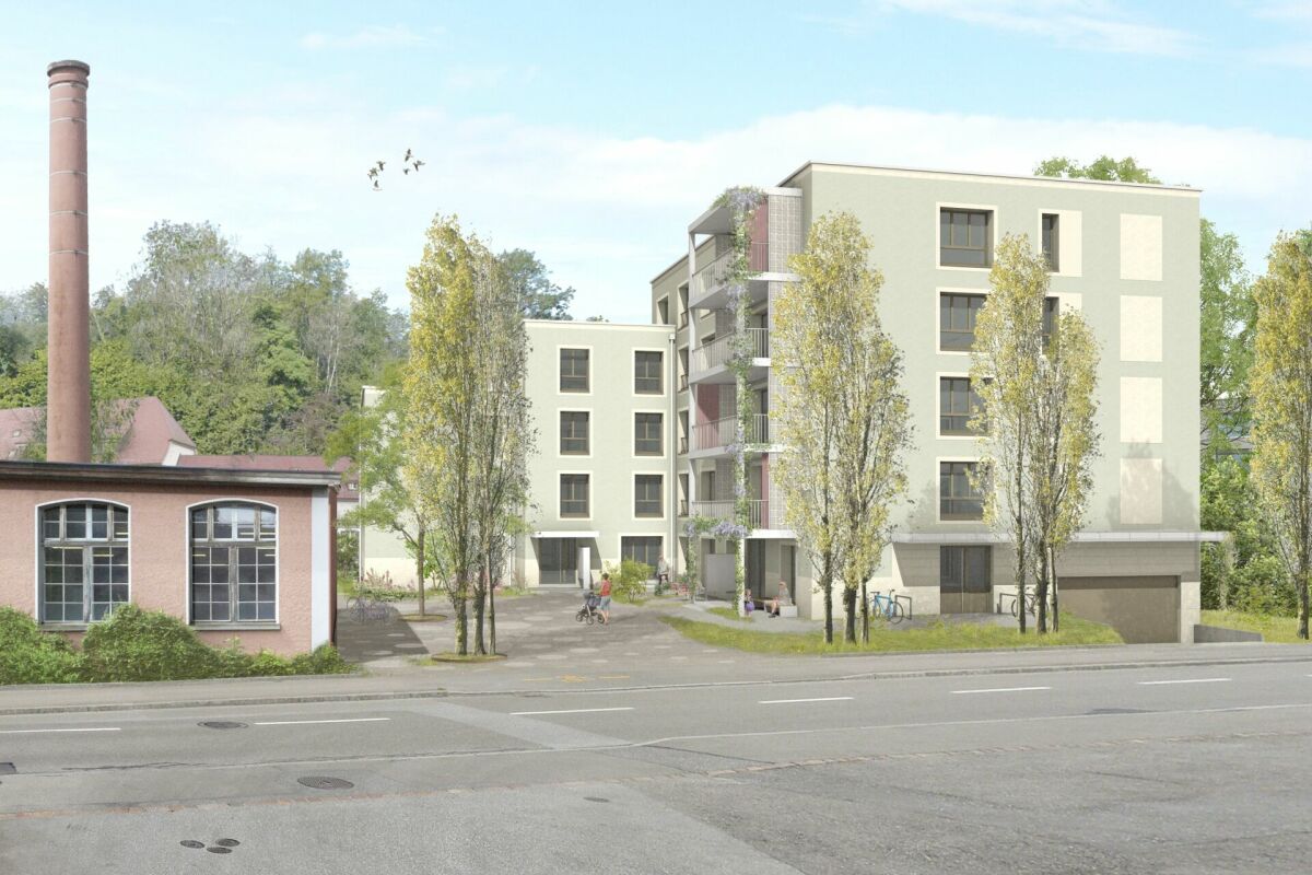 2,5 Zimmerwohnung im Neubau Spinnerei Jona B1.2 - Areal-Zugang