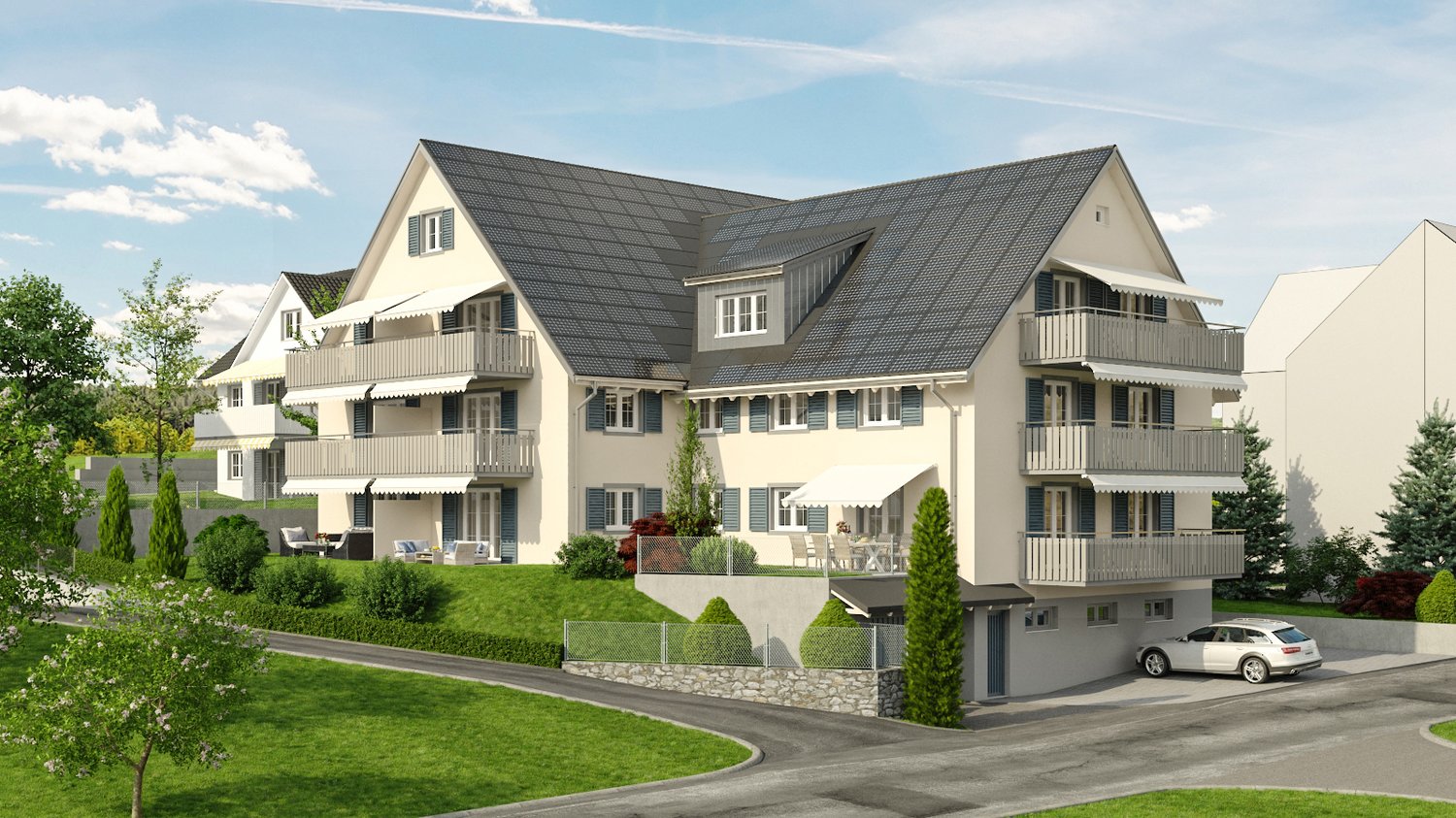 5.5 Zimmer Maisonettewohnung 155.5 m2, Balkon 10 m2, Richtung Süden - Bild 6