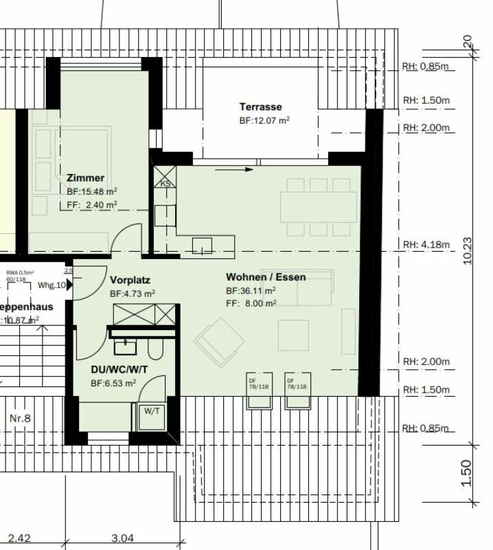 Erstvermietung nach Sanierung- Traumhafte 2.5-Zimmer-Attika-Wohnungen mit Seesicht! - Bild 8
