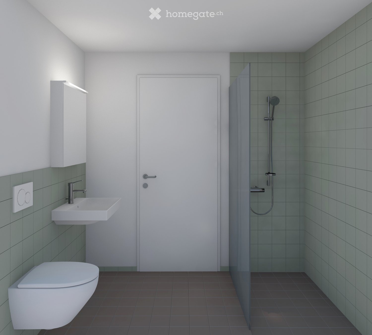 Moderne 3.5-Zimmer-Neubau-Wohnung mit Balkon und Stadtblick - Bild 4