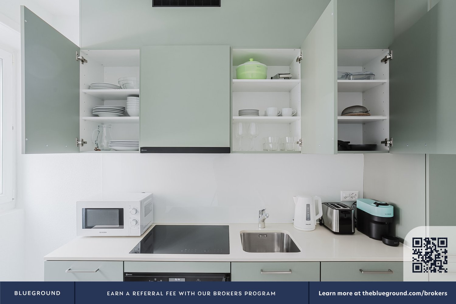 Helle Iselin 2ZW mit Waschmaschine, by Blueground - Bild 8